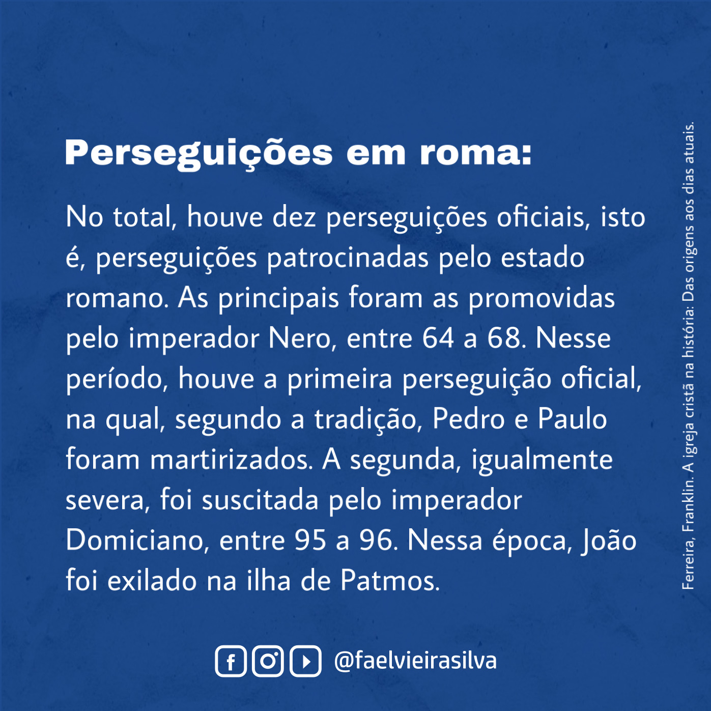 História do Cristianismo - Morte dos apóstolos.