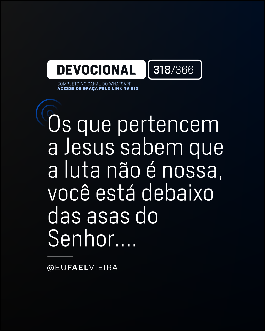 SAB - 15 de novembro de 2024. – Dia 320