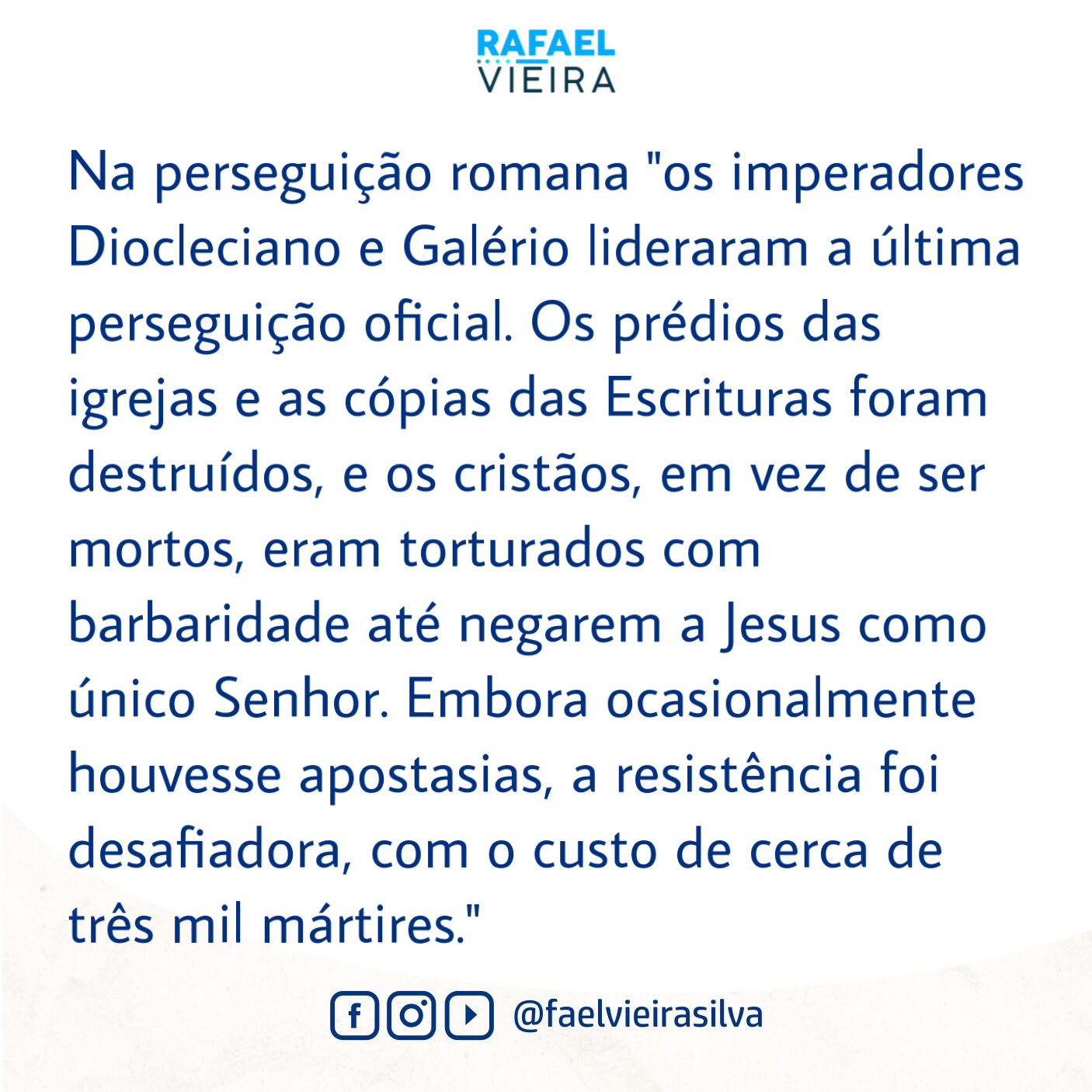 História do Cristianismo - Perseguição de Diocleciano e Galério.