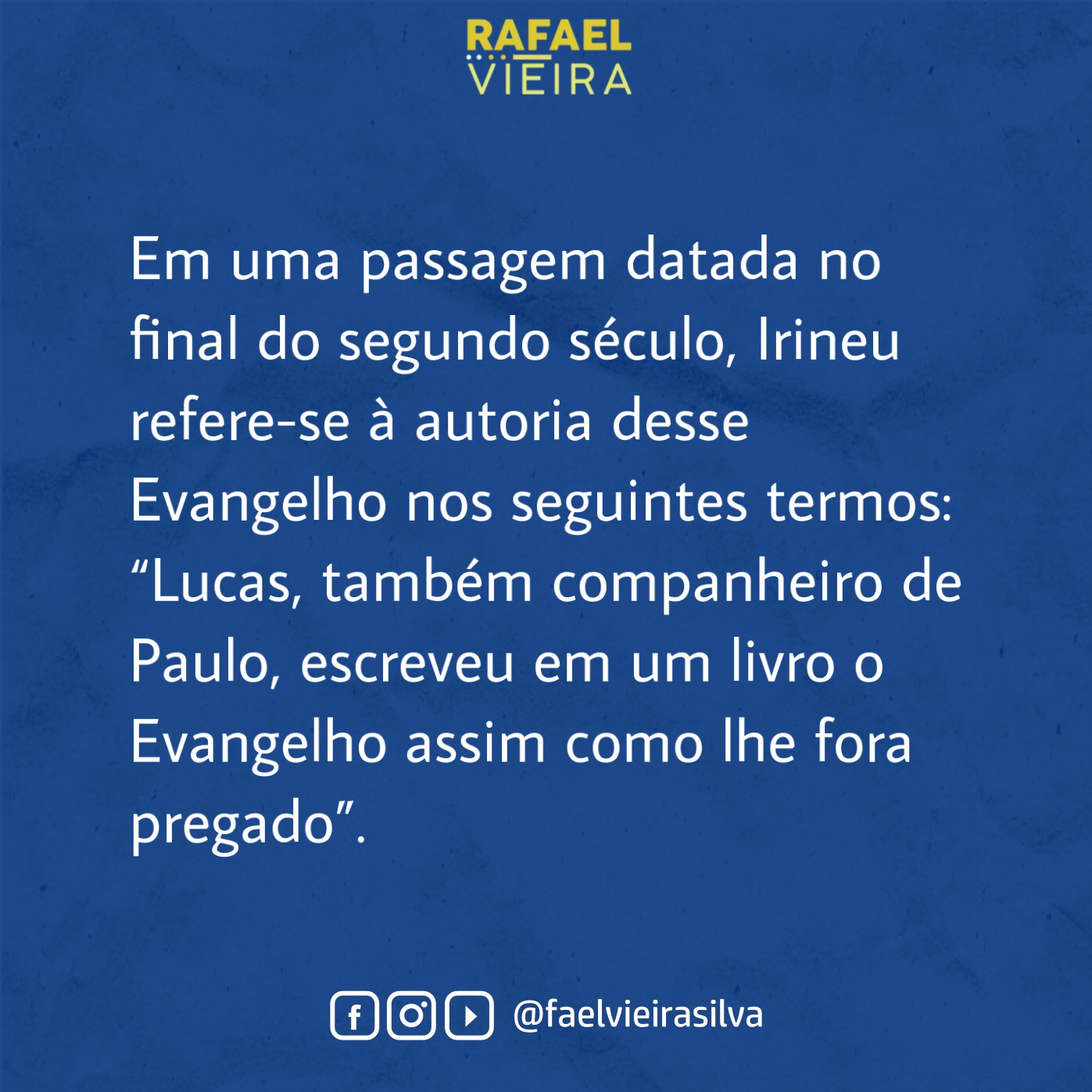 Fatos sobre o Evangelho - Lucas #2.