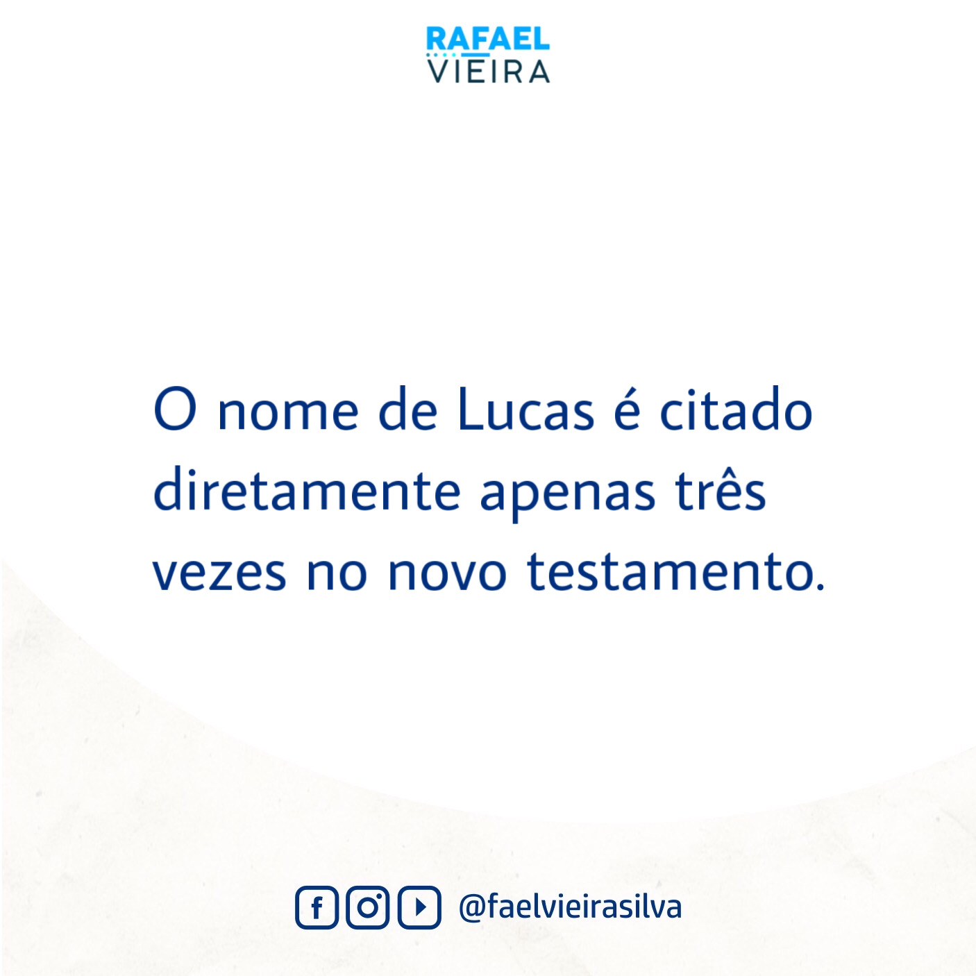 3 Fatos sobre o Evangelho - Lucas.
